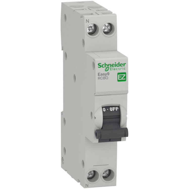 ДИФ. АВТ. ВЫКЛ. Easy9 1П+Н 25A 30MA 4,5кА C АС, 18 мм | EZ9D33625 | Schneider Electric