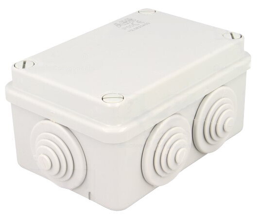 Коробка распределительная герметичная с вводами пласт.винт IP55 105х70х50мм ШхВхГ | 1SL0820A00 | ABB