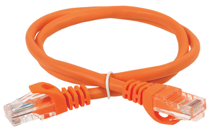 Коммутационный шнур кат. 5Е UTP PVC 15м оранжевый | PC07-C5EU-15M | ITK