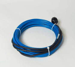 Нагревательный кабель саморегулируемый DEVIpipeheat™ DPH-10, с вилкой, 8м, 80Вт при +10°C| 98300074 | DEVI
