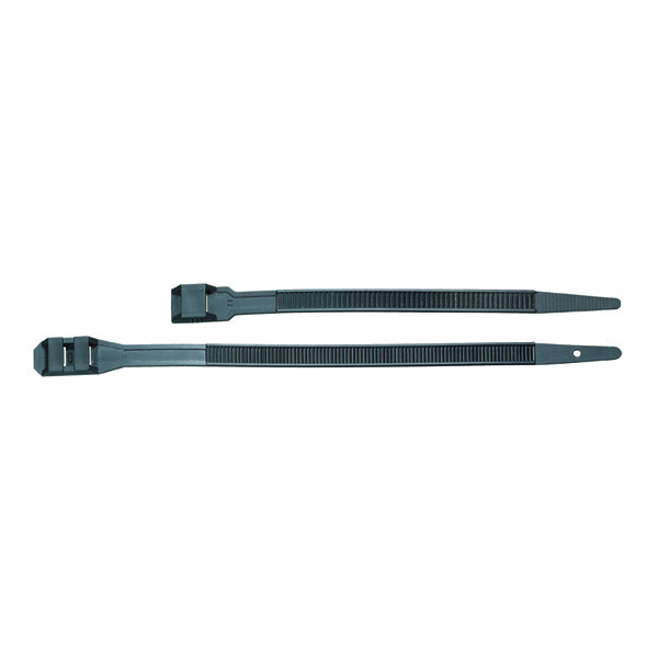 Стяжка кабельная, с двойным замком, цвет черный, 9x360 мм (упак.100шт) | 262704 | Haupa