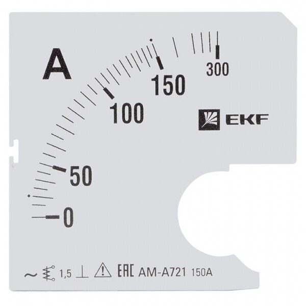 Шкала сменная для A721 150/5А-1,5 EKF PROxima | s-a721-150 | EKF