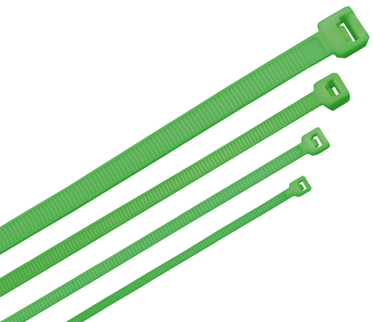 ITK Хомут кабельный ХКн 3,6х300мм нейлон зеленый (100шт) | HKG-W36-L300 | ITK