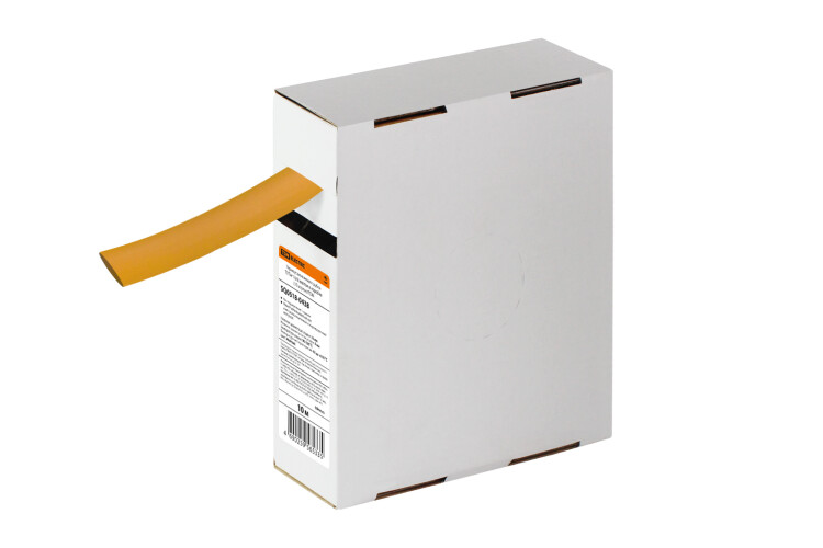 Термоусаживаемая трубка ТУТнг 16/8 желтая в коробке (10 м/упак) | SQ0518-0438 | TDM