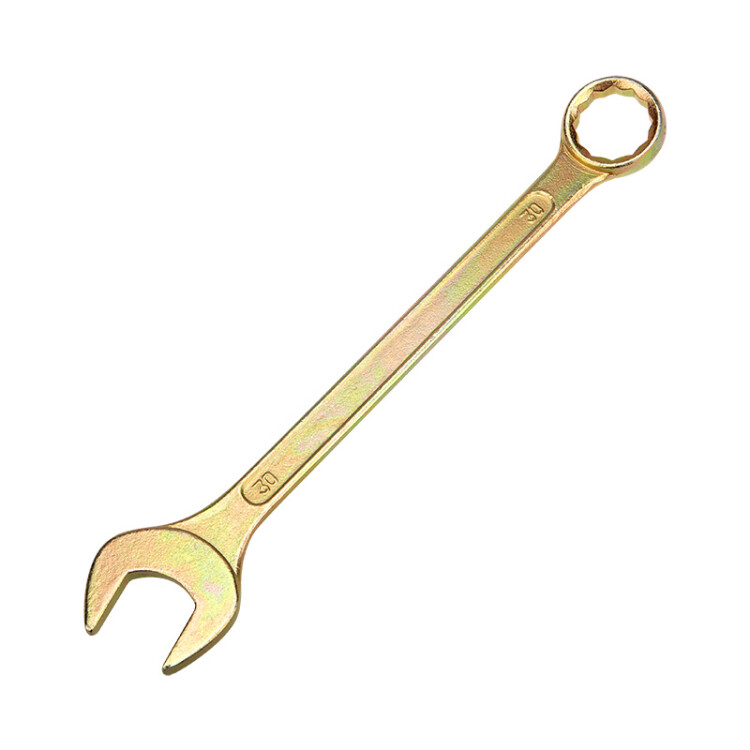 Ключ комбинированный 30 мм, желтый цинк | 12-5817-2 | REXANT