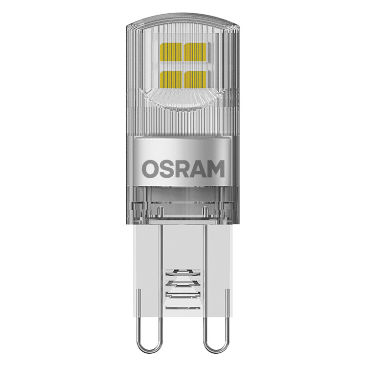 Лампа светодиодная PARATHOM PIN 200лм 1,9Вт 2700К G9 колба PIN 300° прозр пластик 220-240В | 4058075625969 | OSRAM