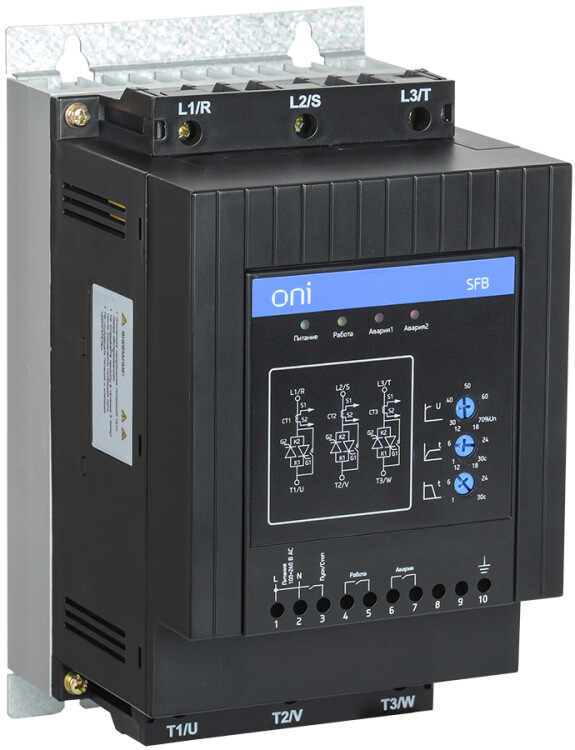 УПП SFB 3Ф 380В 22кВт 45A Uупр 110-220В Modbus ONI | SFB-33-22-A-10 | ONI