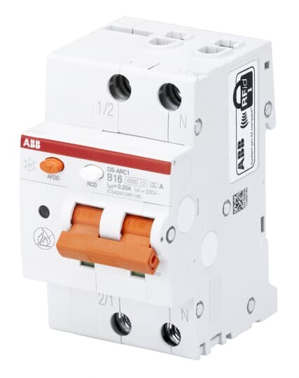 Выкл. авт. диф. тока, с защитой от дуги DS-ARC1 C10 A30 | 2CSA255103R1104 | ABB
