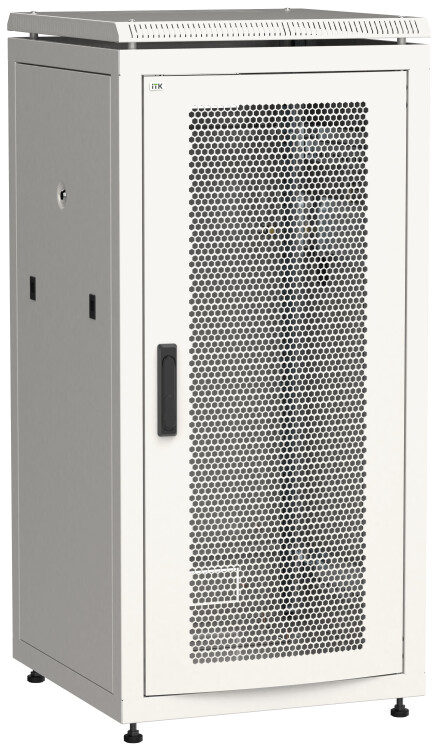 Шкаф сетевой 19" LINEA N 18U 600х800 мм перфорированная передняя дверь серый | LN35-18U68-P | ITK