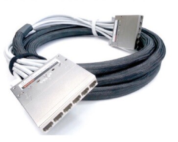 PPTR-CT-CSS/C6-D-CSS/C6-LSZH-5M-GY Претерминированная медная кабельная сборка с кассетами на обоих концах, категория 6, LSZH | 357061 | Hyperline