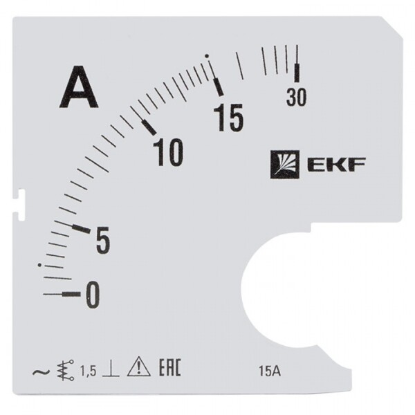 Шкала сменная для A961 15/5А-1,5 EKF PROxima | s-a961-15 | EKF