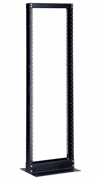 Стойка открытая ORV1-45-RAL9005 19-дюймовая (19"), 45U, высота 2152 мм, однорамная, цвет черный (RAL 9005) | 29327 | Hyperline