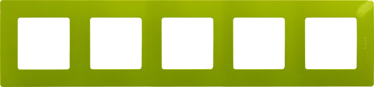 Etika Зеленый Папоротник Рамка 5-ая | 672545 | Legrand