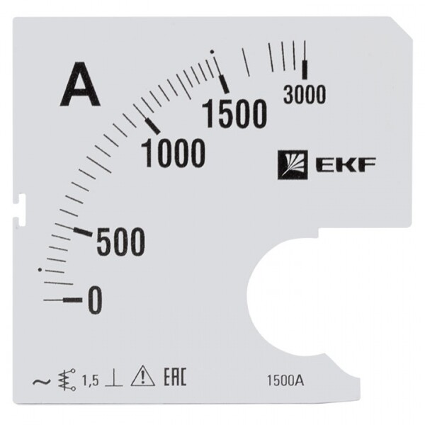 Шкала сменная для A961 1500/5А-1,5 EKF PROxima | s-a961-1500 | EKF