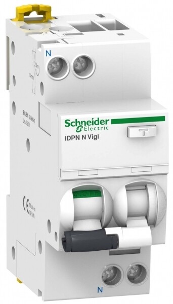 Выключатель автоматический дифференциальный iDPN N VIGI 1п+N 4А B 30мА тип AC | A9D55604 | Schneider Electric