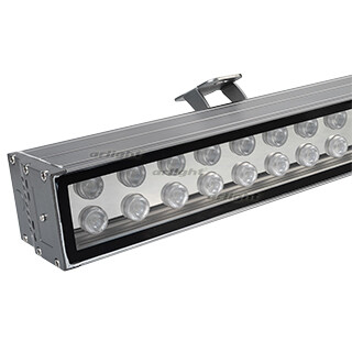 Прожектор светодиодный архитектурный AR-LINE-1000XL-54W-24V RGB (Grey, 30 deg, DMX512) | 023638 | Arlight