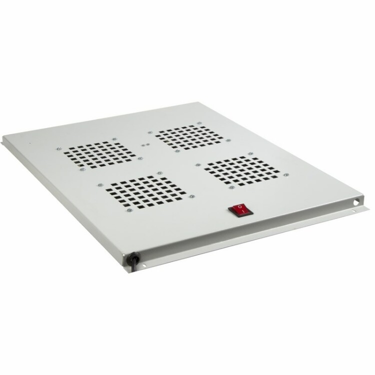 Модуль вентиляторный потолочный с 4-мя вентиляторами, без термостата, для шкафов серии Standart с глубиной 800мм | 04-2601 | REXANT