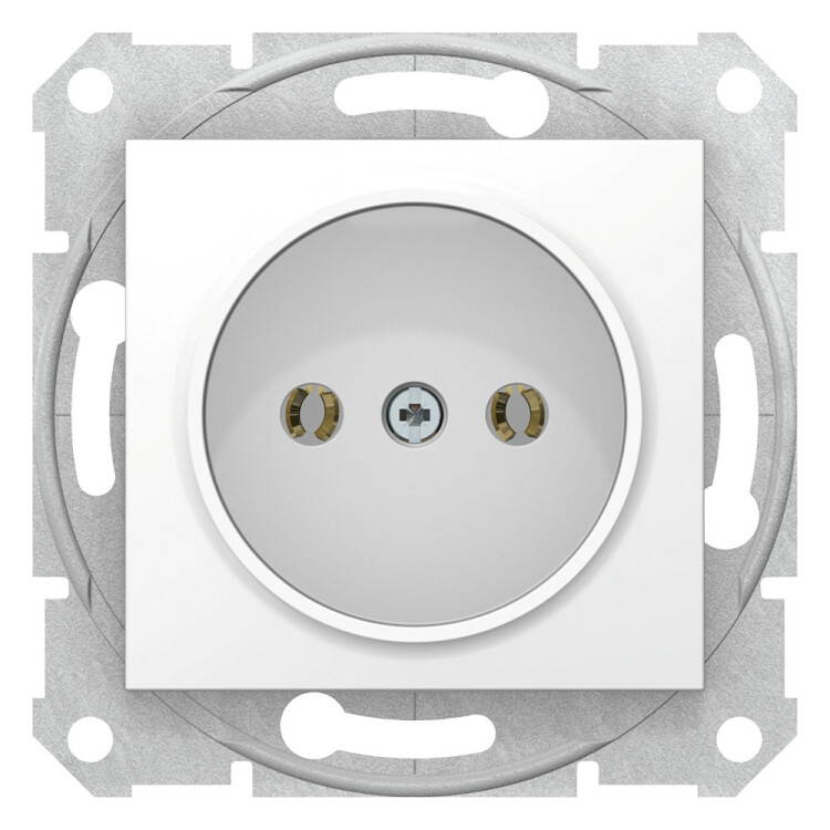 Sedna Белый Розетка 16А без з/к, быстрозаж. клеммы | SDN2900221 | Schneider Electric