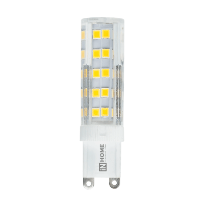 Лампа светодиодная LED-JCD-VC 9Вт 230В G9 6500К 810Лм | 4690612019949 | IN HOME