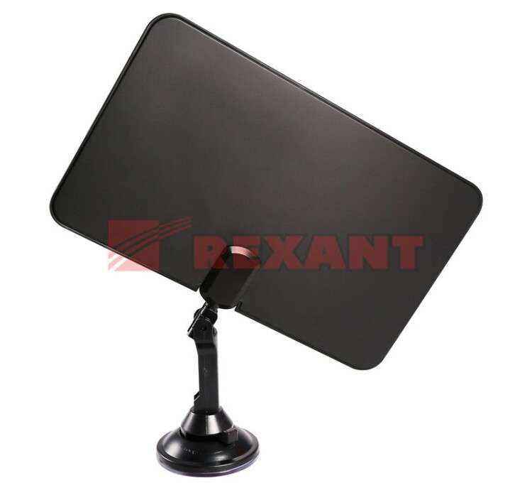 ТВ-антенна комнатная для цифрового телевидения DVB-Т2 на подставке (модель RX-9025) REXANT |34-0221 | REXANT