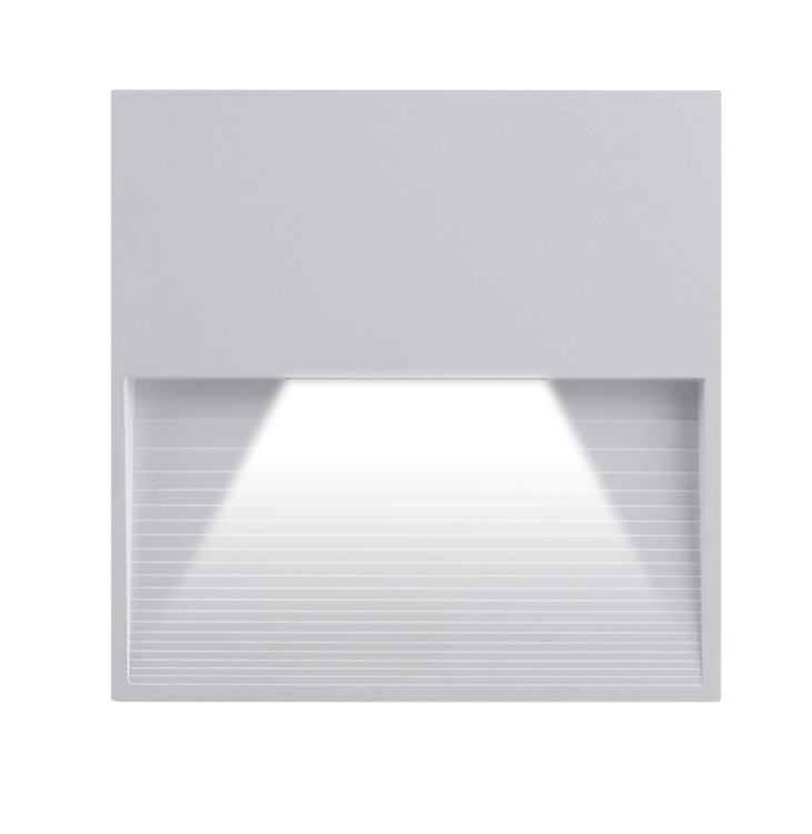 Светильник светодиодный архитектурный PST/W S120120 3w 4000K White IP65 накл для подсветки стен и ступеней | .5024809 | Jazzway