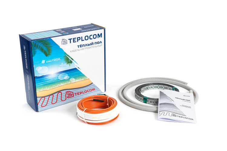 TEPLOCOM НК-21-400 Вт Готовый комплект нагревательной секции, площадь 2,4-3,3 м2 | 819 | Бастион