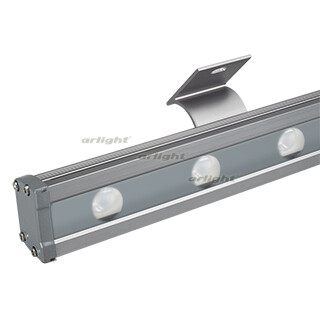 Прожектор светодиодный архитектурный AR-LINE-1000L-48W-24V RGB-Day4000 (Grey, 15x45 deg, DMX512) | 027282 | Arlight