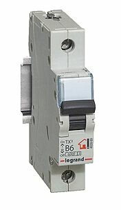 Выключатель автоматический однополюсный TX3 6000 10A C 6кА | 404026 | Legrand