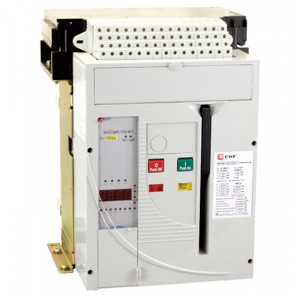 Автоматический выключатель ВА-450 1600/800А 3P 55кА стационарный EKF | mccb450-1600-800 | EKF