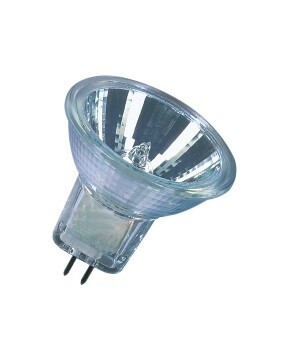 Лампа галогенная с отражателем d35мм стекло с Al покрытием GU4 36° 20Вт 12В 46890 WFL 20W 12V GU4 FS1 | 4050300529325 | Osram