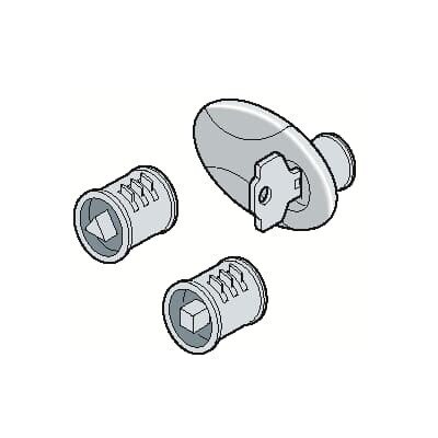 Замок с ручкой для шкафа GEMINI | 1SL0340A00 | ABB