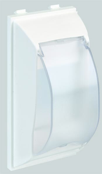Simon Connect Плата с защитной прозрачной крышкой для устр.автоматики, высота 42 мм, S-модуль, белый | S195N-9 | Simon