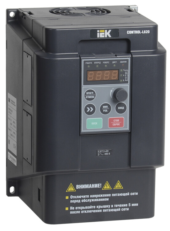 Преобразователь частоты CONTROL-L620 380В, 3Ф 5,5-7,5 kW | CNT-L620D33V055-075TE | IEK