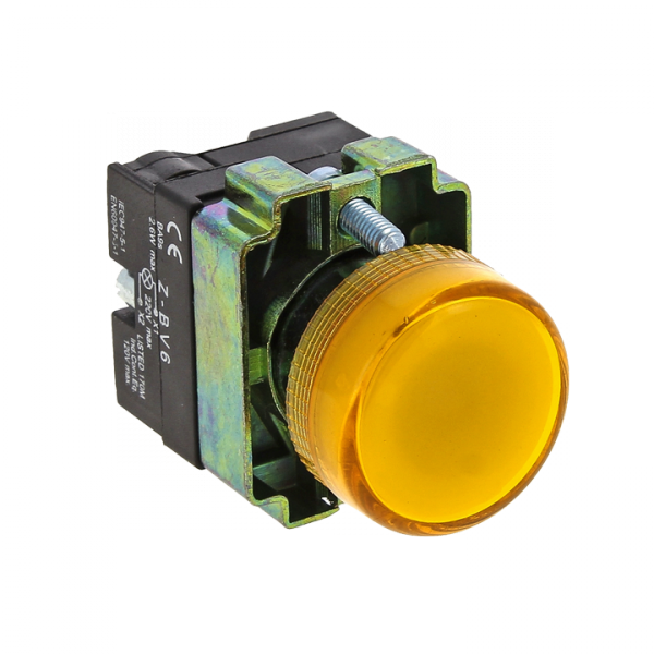 Лампа сигнальная BV65 желтая EKF PROxima | xb2-bv65 | EKF