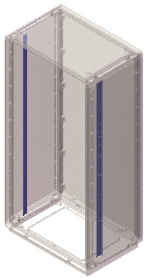 Стойки вертикальные, для шкафов Conchiglia В=1840мм | CN5UKG18 | DKC