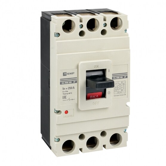 Выключатель автоматический ВА-99М 400/400А 3P 5In 42кА EKF PROxima | mccb99-3P5In400-400m | EKF