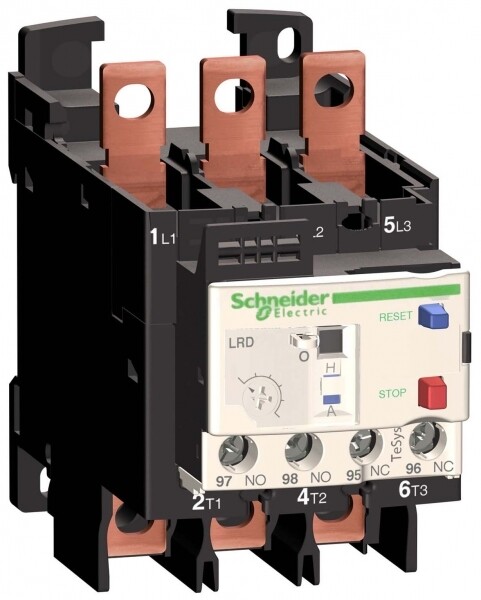 ТЕПЛОВОЕ РЕЛЕ С ЗАЖИМАМИ ПОД КОЛЬЦЕВОЙ НАКОНЕЧНИК 25-40A CLASS 10A | LRD3406 | Schneider Electric