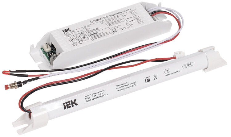 Блок аварийного питания LED БАП200-3,0 200Вт 3ч IP20 | LLVPOD-EPK-200-3H | IEK