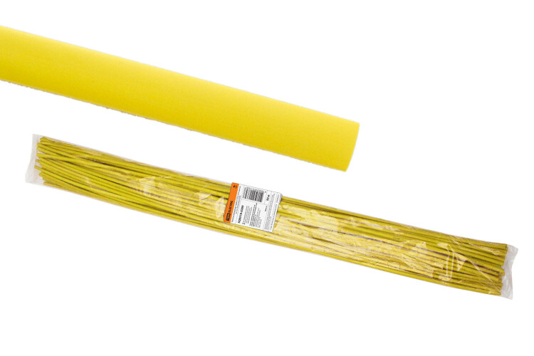 Термоусаживаемая трубка ТУТнг 8/4 желтая по 1м (50 м/упак) | SQ0518-0209 | TDM