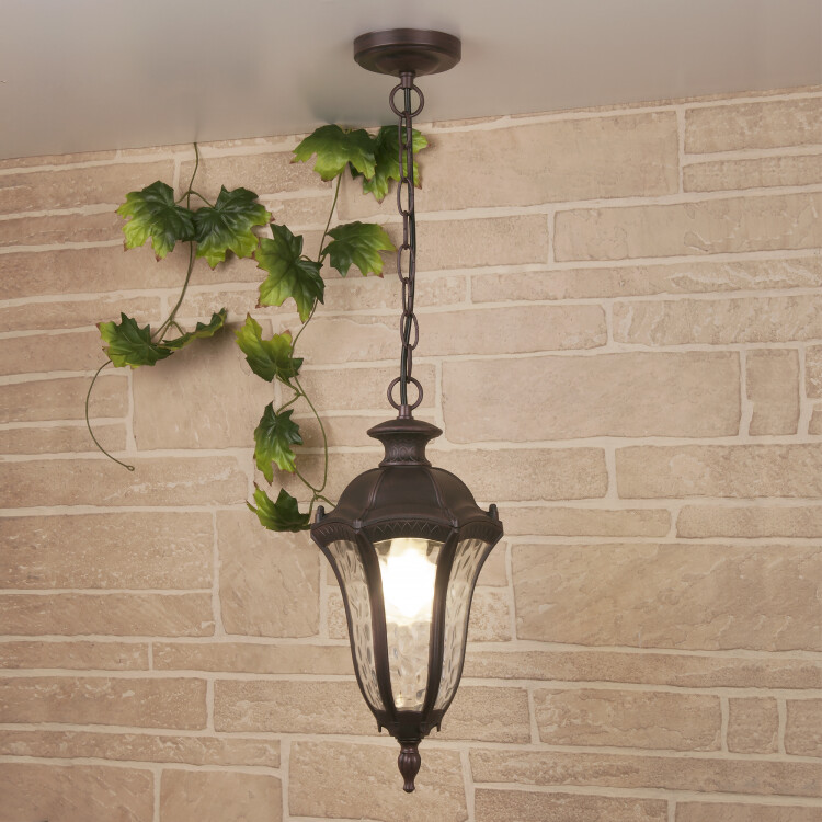 Светильник садово-парковый Draco H капучино (GL 1010H) подвесной | a043120 | Elektrostandard