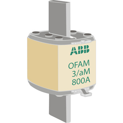Предохранитель OFAF3aM800 800A тип аМ размер3, до 500В | 1SCA022701R4790 | ABB