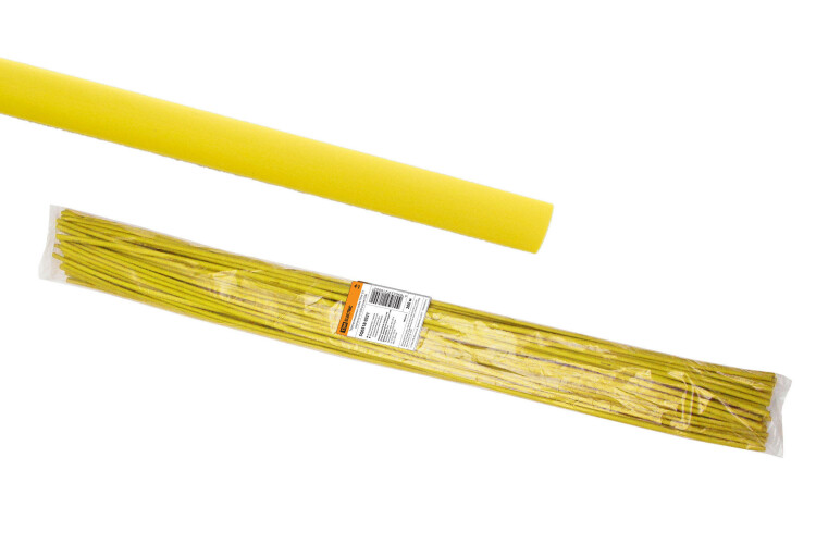 Термоусаживаемая трубка ТУТнг 2/1 желтая по 1м (200 м/упак) | SQ0518-0321 | TDM