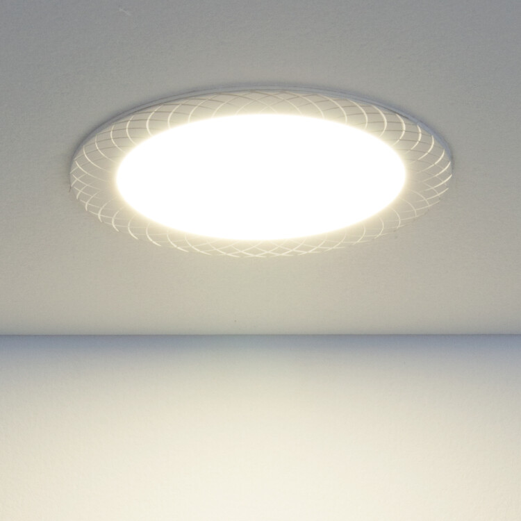 Светильник светодиодный встраиваемый "downlight" DLR005 12W 4200K WH белый | a035363 | Elektrostandard