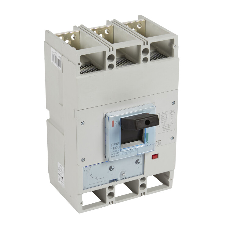 Автоматический выключатель DPX3 1600 - термомагн. расц. - 36 кА - 400 В~ - 3П - 630 А | 422251 | Legrand