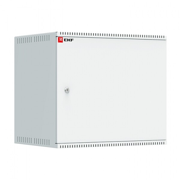 Шкаф телекоммуникационный настенный 9U (600х450) дверь металл, Astra A серия EKF Basic | ITB9M450 | EKF
