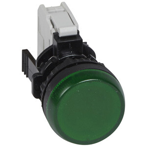 Лампа-индикатор - Osmoz - в сборе - с подсветкой - зеленый - 230 В~ | 023792 | Legrand
