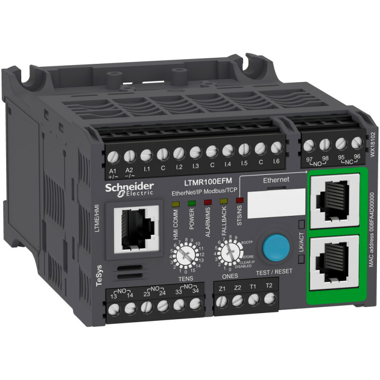 РЕЛ.TESYS T ETHERNET TCP/IP 5-100A 115-230VAC | LTMR100EFM | Schneider Electric