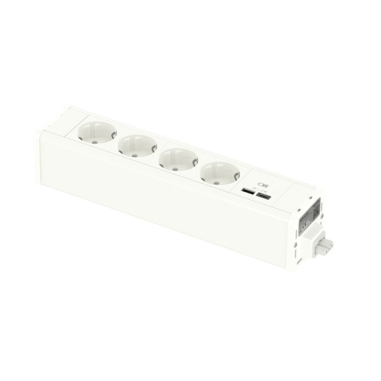 Unica System+ Блок 4хРозетка (2К+З) и 2хUSB типа A/C БЕЛЫЙ | INS44232 | Schneider Electric