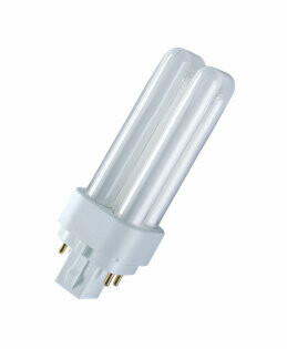 Лампа энергосберегающая КЛЛ 18Вт G24q-2 тепло-белая 2700К DULUX D/E 18W/827 G24Q-2 10X1 | 4050300012148 | Osram