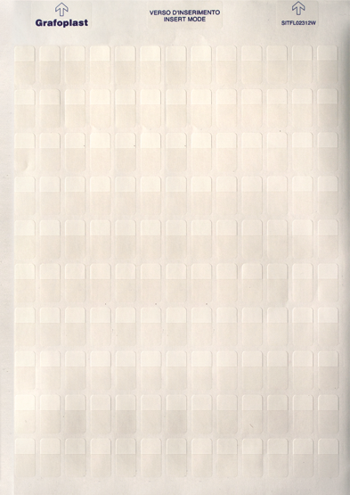 Табличка самоламинирующаяся, полиэстер 62х25мм. белая | SITFL06225W | DKC